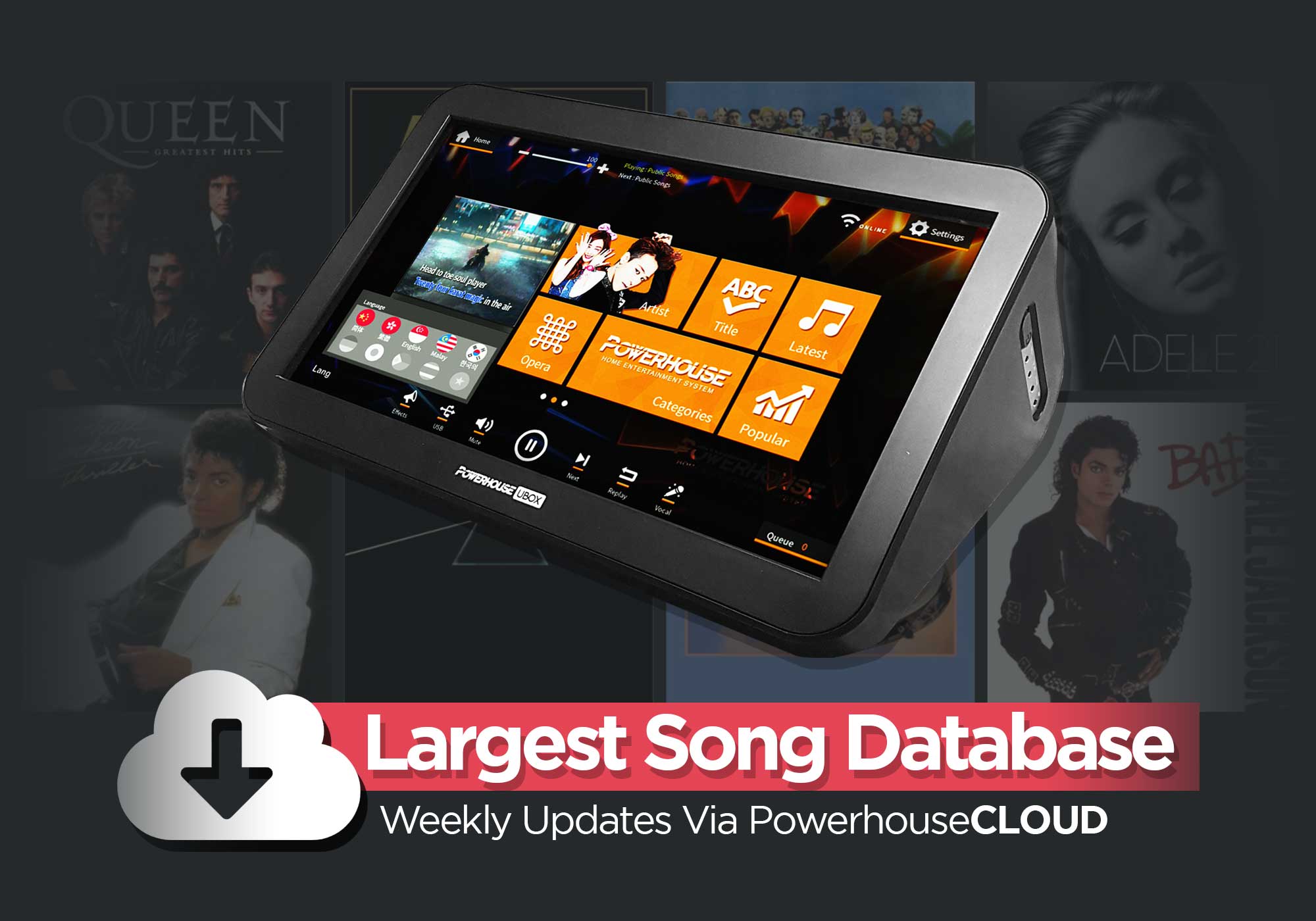 PowerhouseCLOUD Weekly Karaoke Song Updates PowerhouseCLOUD Weekly Karaoke Song Updates