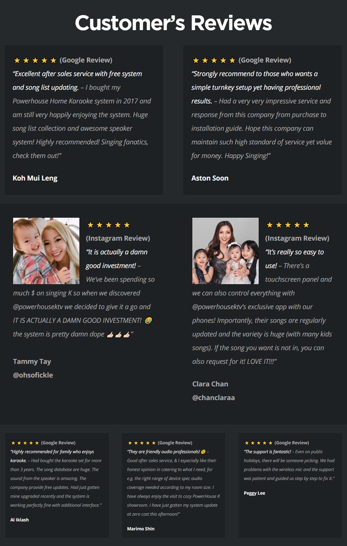 customer_reviews2 PowerhouseCONNECT Karaoke System Mobile App