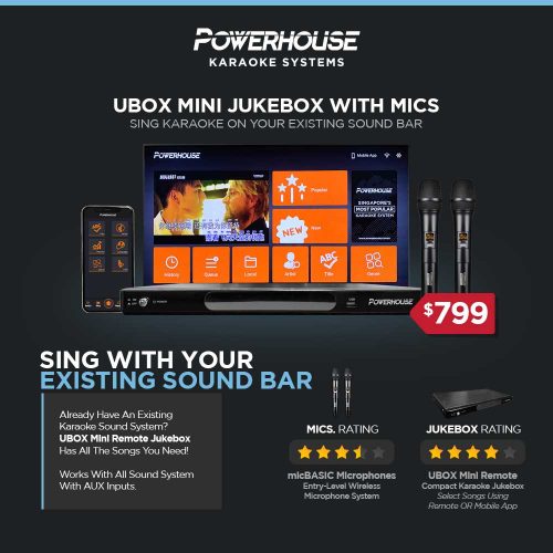 Affordable Karaoke System - Powerhouse Home Karaoke